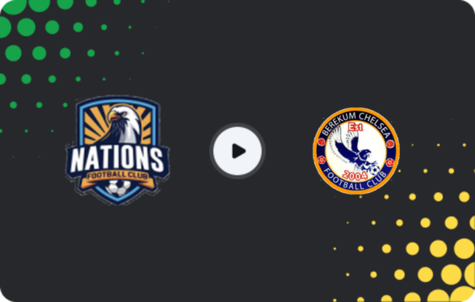 Where to watch Nations — Berekum Chelsea, Premier League, 29.03.2026