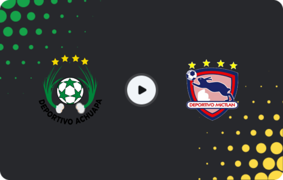 Where to watch Achuapa — Mictlán, Liga Nacional, 29.03.2026