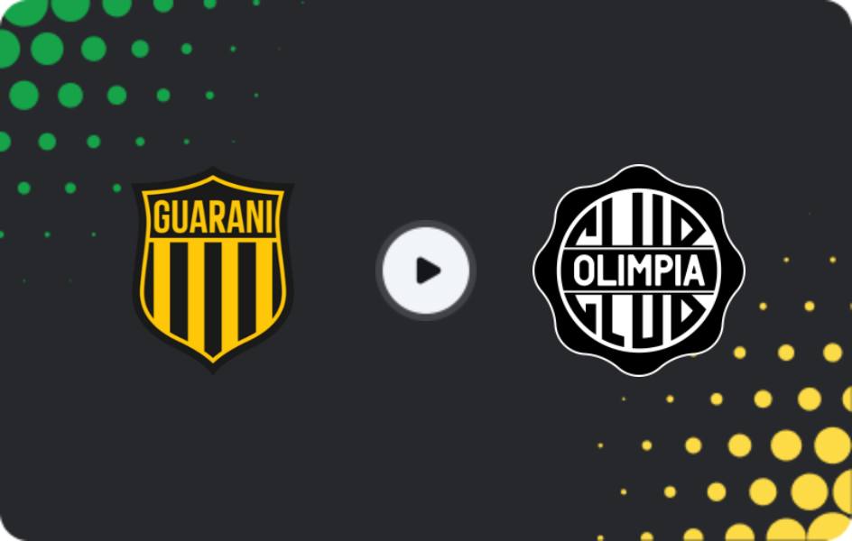 Where to watch Guarani — Olimpia, Division Profesional - Apertura, 29.03.2026
