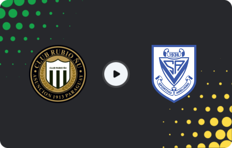 Where to watch Rubio NU — Sportivo Ameliano, Division Profesional - Apertura, 29.03.2026