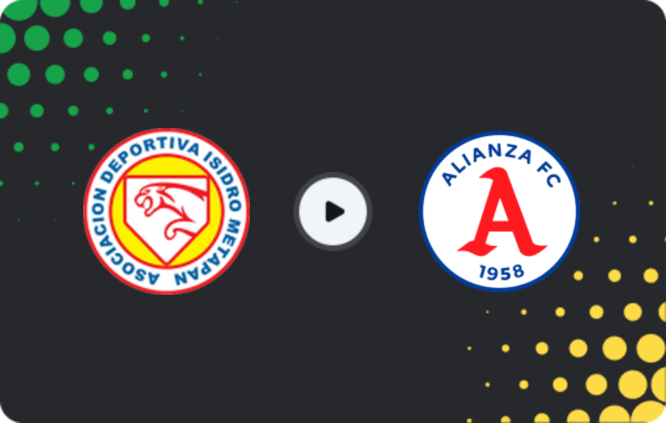 Where to watch Isidro Metapán — Alianza, Primera Division, 01.04.2026