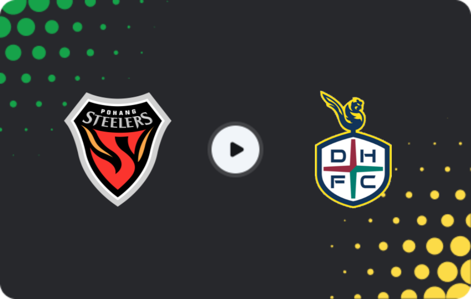 Where to watch Pohang Steelers — Daejeon Citizen, K-League 1, 04.04.2026