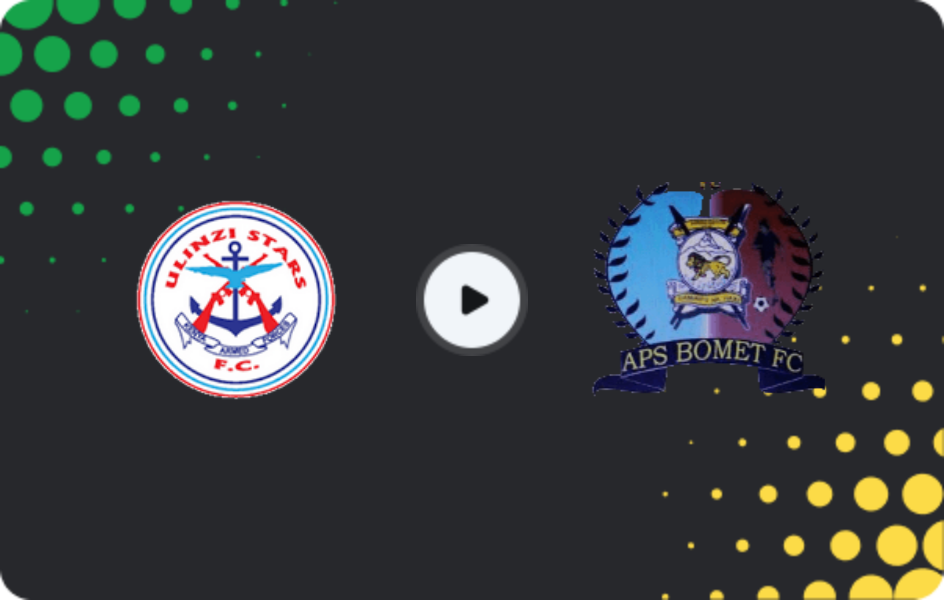 Where to watch Ulinzi Stars — APS Bomet, Premier League, 04.04.2026