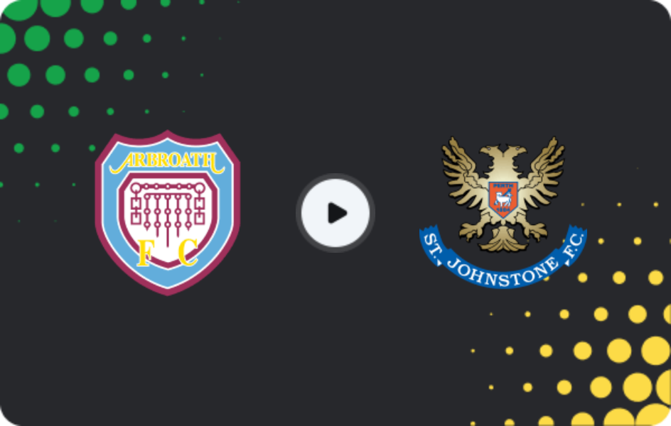 Where to watch Arbroath — ST Johnstone, Championship, 04.04.2026