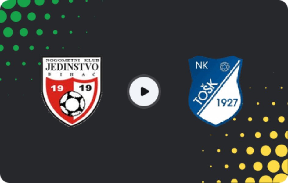 Where to watch Jedinstvo Bihać — TOŠK Tešanj, 1st League - FBiH, 04.04.2026