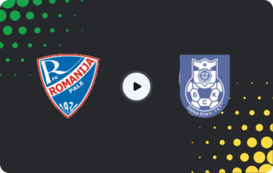 Where to watch FK Romanija Pale — BSK Banja Luka, 1st League - RS, 04.04.2026