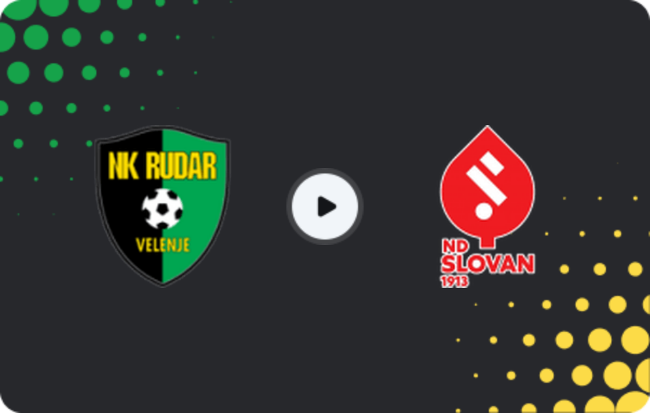 Where to watch Rudar — Slovan Ljubljana, 2. SNL, 04.04.2026