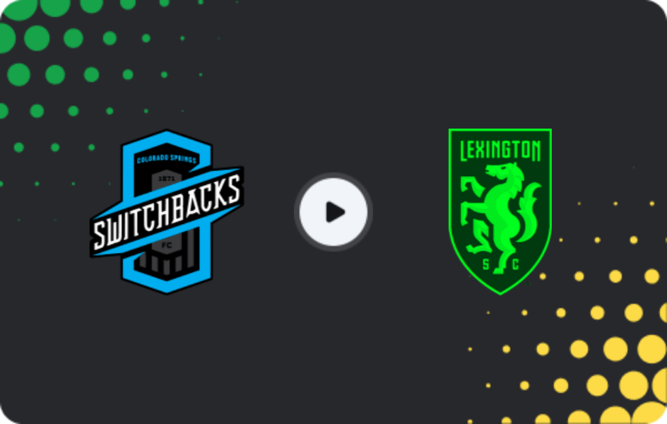 Where to watch Colorado Springs — Lexington, USL Championship, 04.04.2026