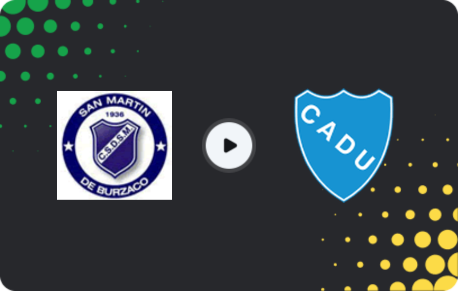 Where to watch San Martín Burzaco — Defensores Unidos, Primera B Metropolitana, 11.04.2026