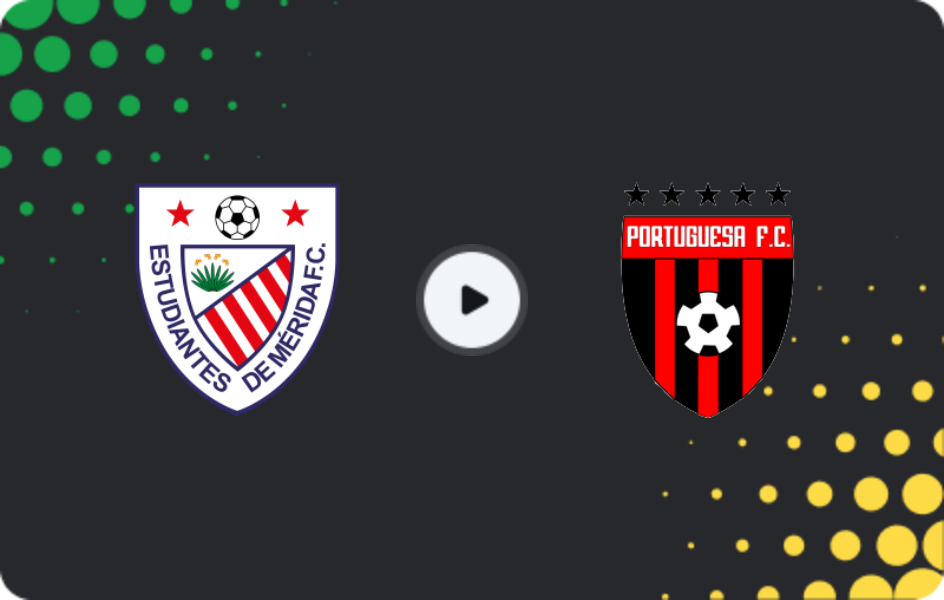 Where to watch Estudiantes de Merida — Portuguesa FC, Primera División, 04.04.2026