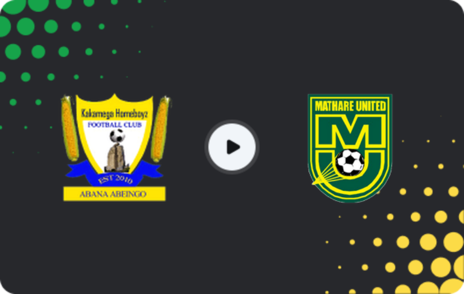 Where to watch Homeboyz — Mathare United, Premier League, 05.04.2026