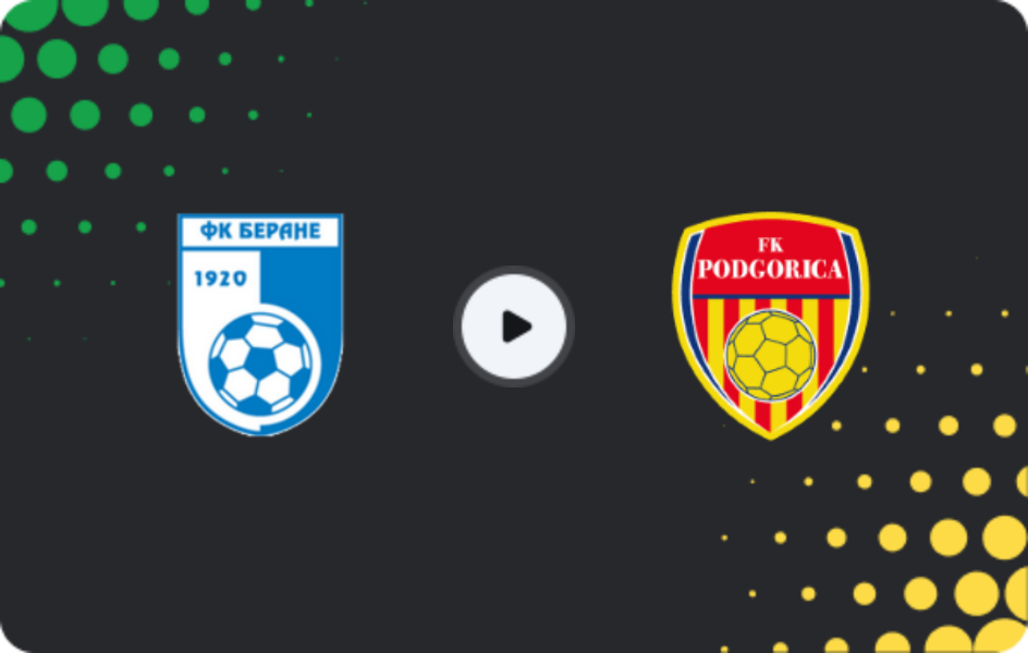 Where to watch Berane — Mladost Lješkopolje, Second League, 05.04.2026