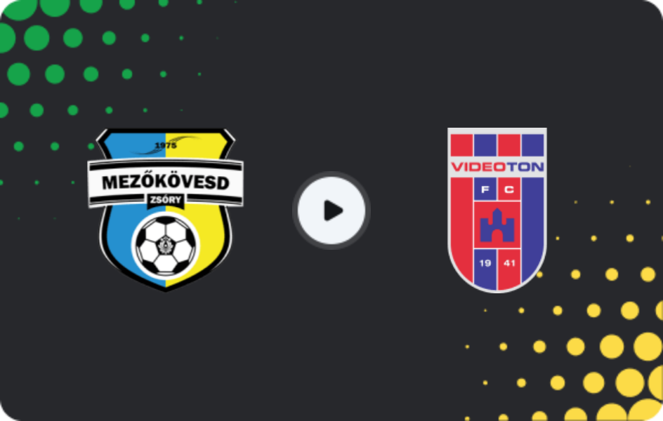 Where to watch Mezokovesd-zsory — Fehérvár FC, NB II, 05.04.2026
