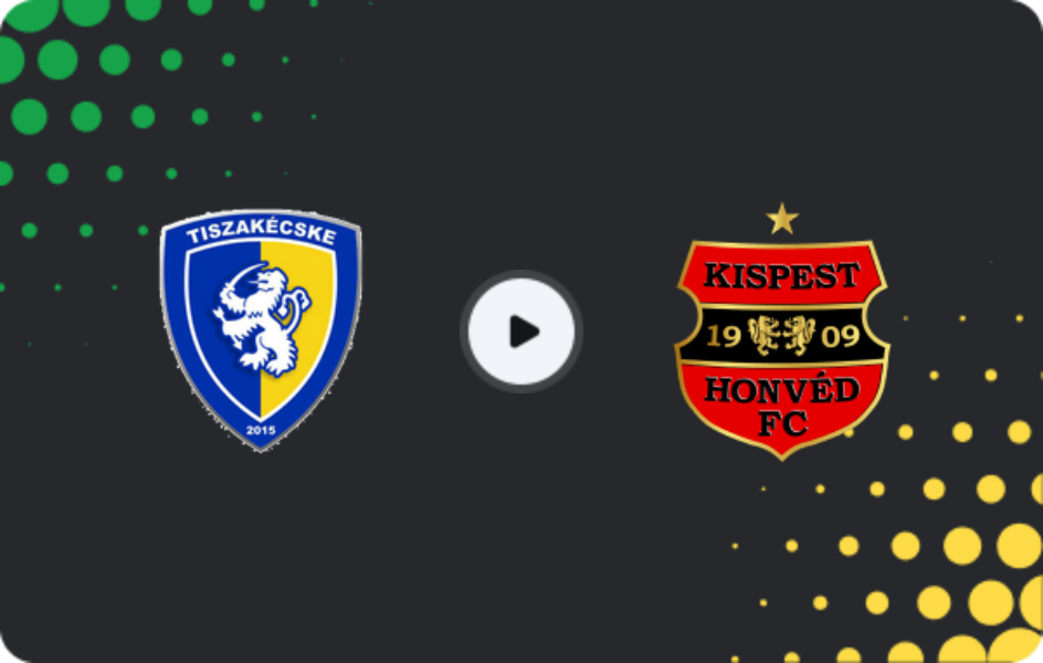 Where to watch Tiszakecske FC — Budapest Honved, NB II, 05.04.2026