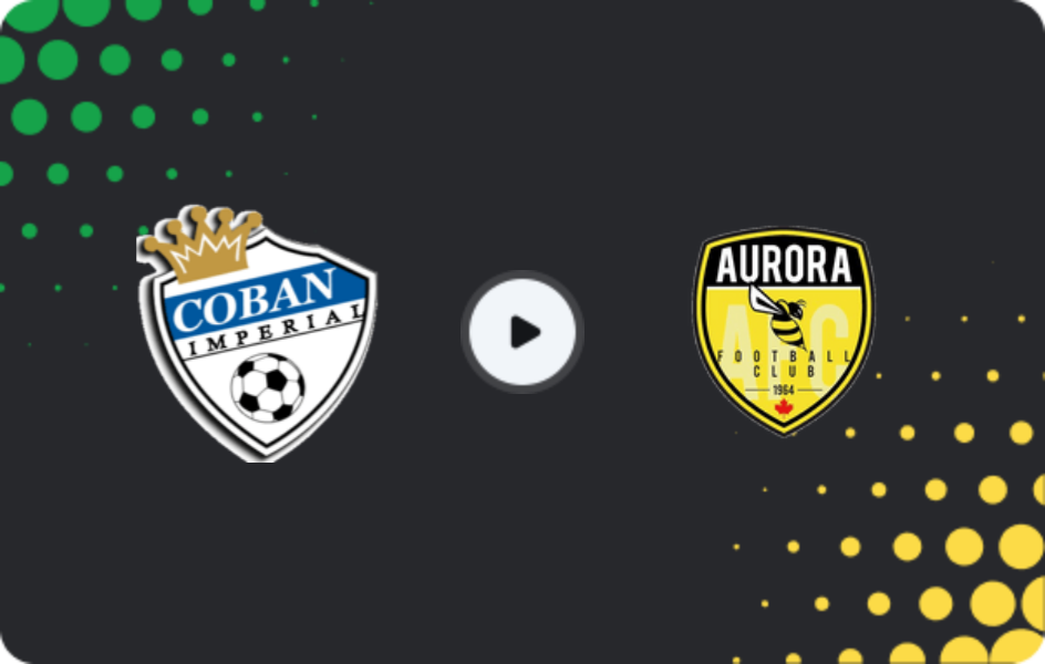 Where to watch Cobán Imperial — Aurora, Liga Nacional, 05.04.2026