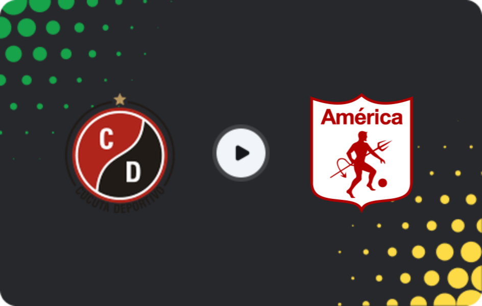 Where to watch Cucuta — America de Cali, Primera A, 06.04.2026