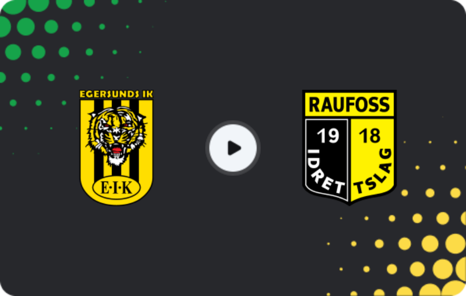 Where to watch Egersund — Raufoss, 1. Division, 06.04.2026