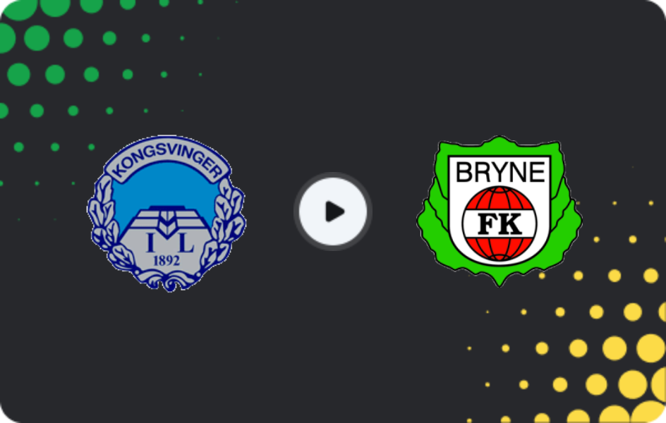 Where to watch Kongsvinger — Bryne, 1. Division, 06.04.2026