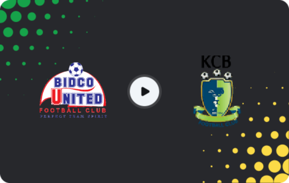 Where to watch Bidco United — KCB, Premier League, 06.04.2026