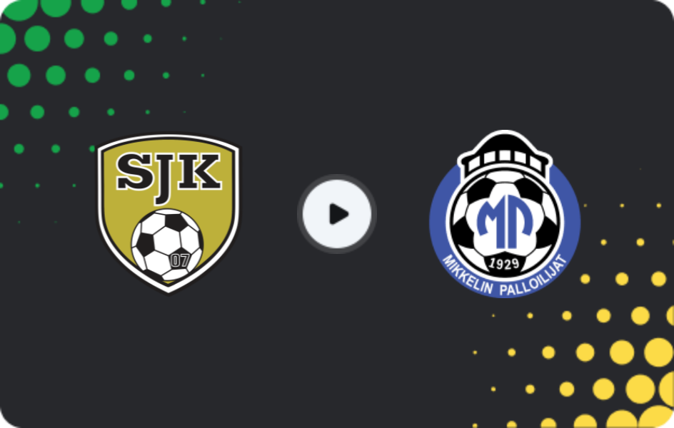 Where to watch SJK Akatemia — MP, Ykkösliiga, 06.04.2026