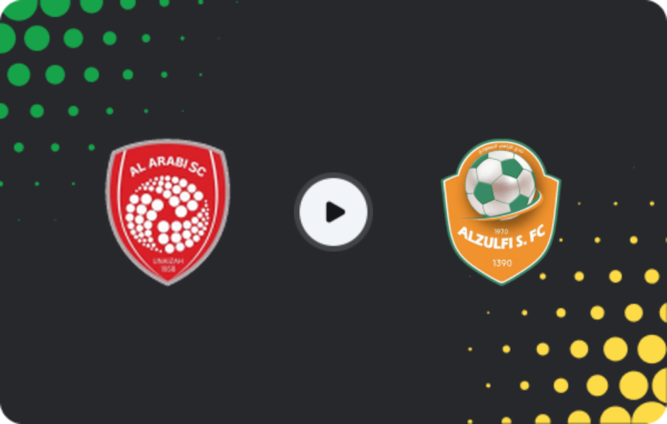Where to watch Al Arabi SC — Al Zulfi, Division 1, 07.04.2026