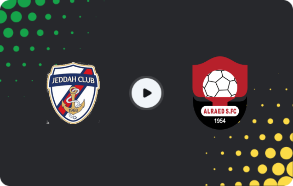 Where to watch Jeddah Club — Al-Raed, Division 1, 08.04.2026