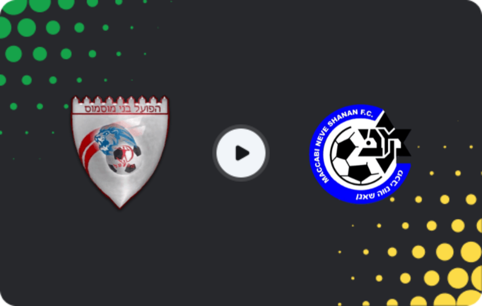 Where to watch Hapoel Bnei Musmus — Maccabi Neve Sha'anan, Liga Alef, 10.04.2026