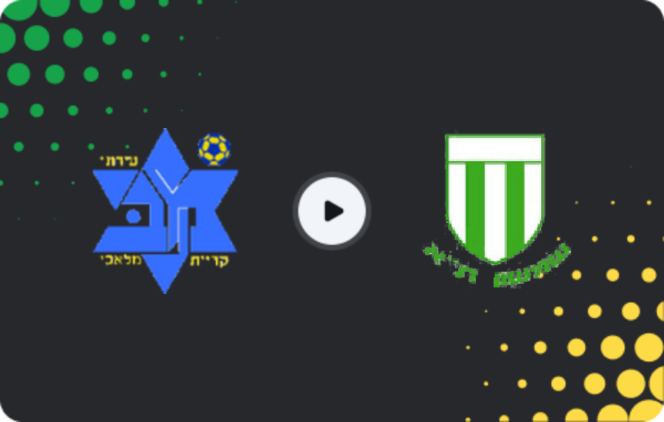 Where to watch Maccabi Kiryat Malachi — Shimshon Tel Aviv, Liga Alef, 10.04.2026