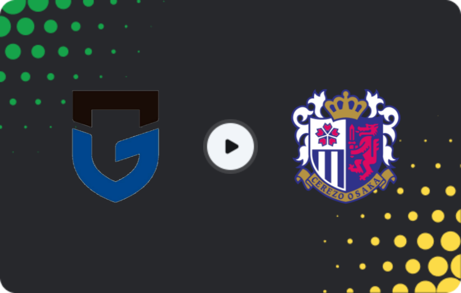Where to watch Gamba Osaka — Cerezo Osaka, J1 League, 11.04.2026