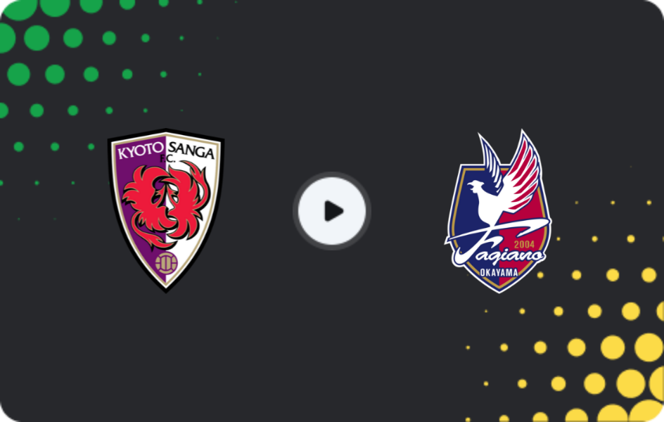 Where to watch Kyoto Sanga — Fagiano Okayama, J1 League, 11.04.2026