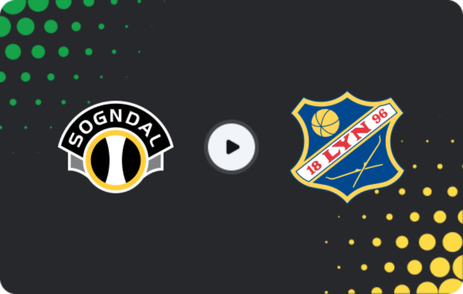 Where to watch Sogndal — Lyn, 1. Division, 11.04.2026