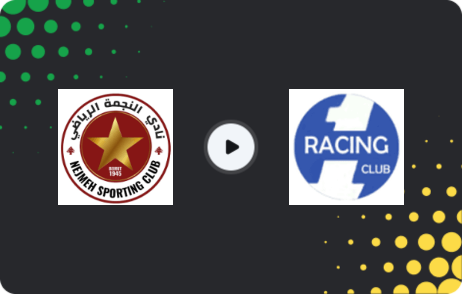 Where to watch Al Nejmeh — Racing, Premier League, 11.04.2026