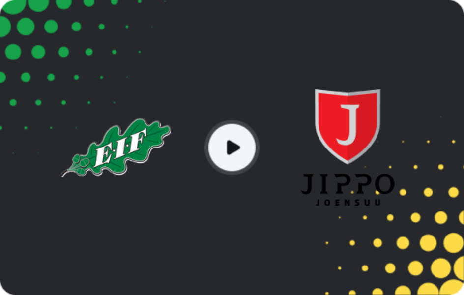Where to watch EIF — JIPPO, Ykkösliiga, 11.04.2026