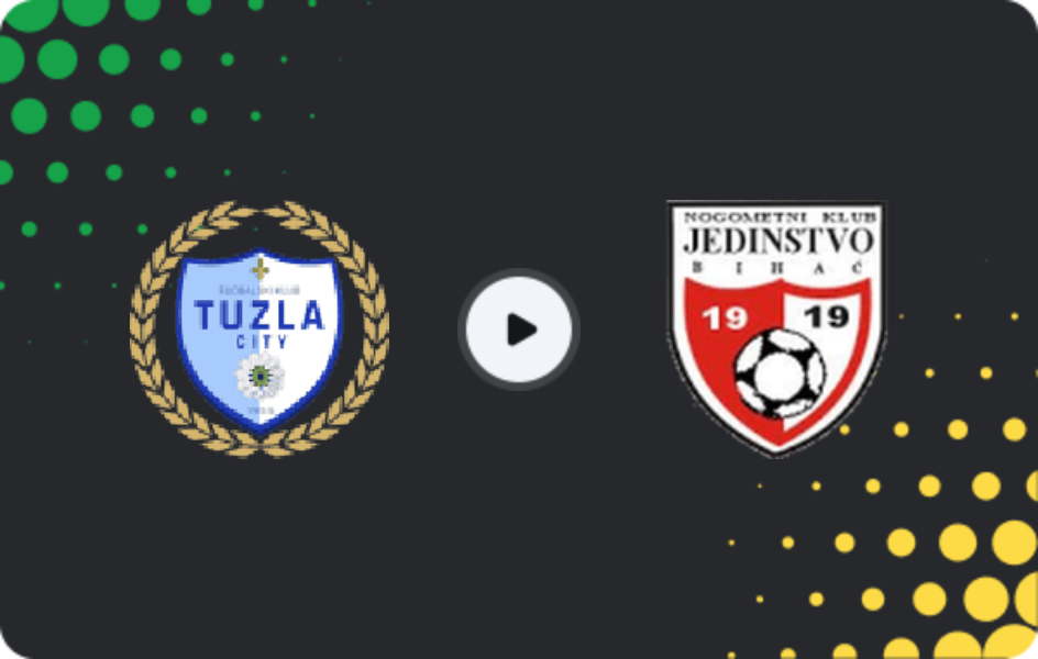 Where to watch Tuzla City — Jedinstvo Bihać, 1st League - FBiH, 11.04.2026