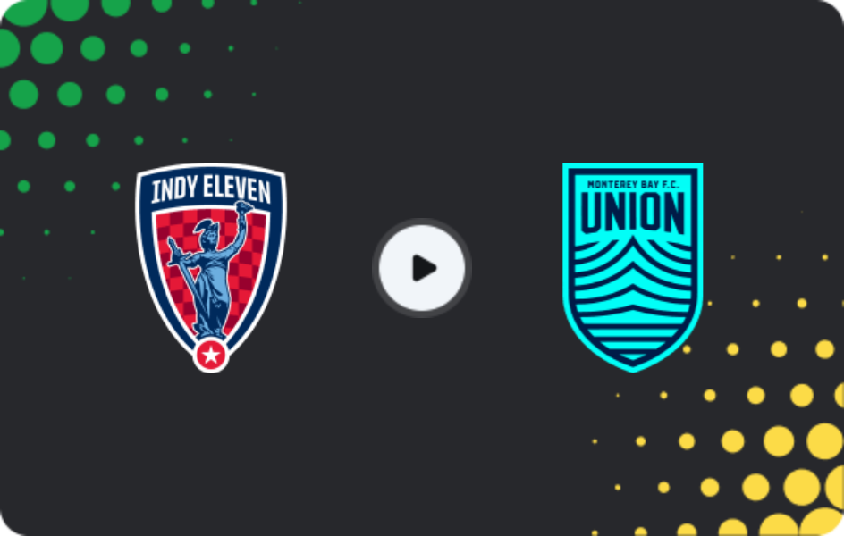 Where to watch Indy Eleven — Monterey Bay, USL Championship, 11.04.2026