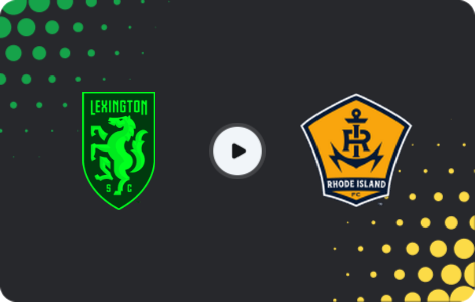 Where to watch Lexington — Rhode Island, USL Championship, 11.04.2026