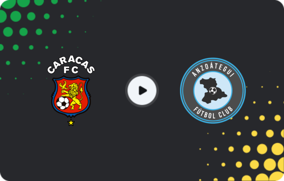 Where to watch Caracas — Anzoátegui FC, Primera División, 11.04.2026