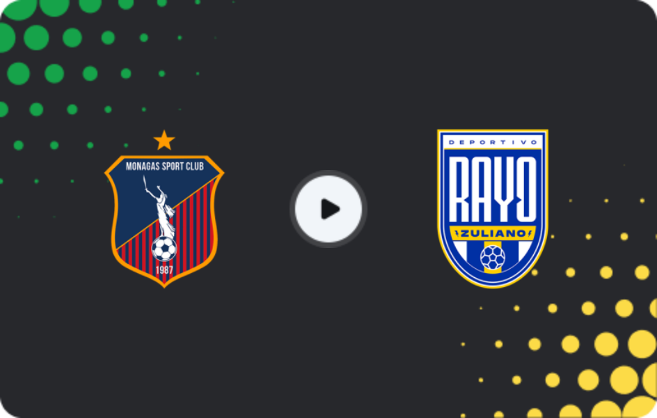 Where to watch Monagas — Rayo Zuliano, Primera División, 11.04.2026