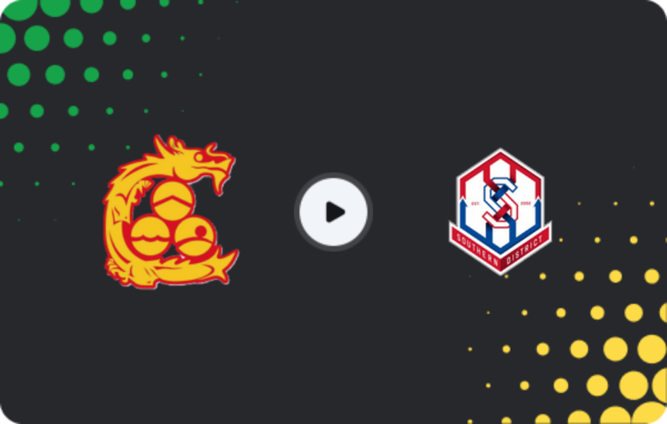 Where to watch Kowloon City — Southern District, Premier League, 12.04.2026