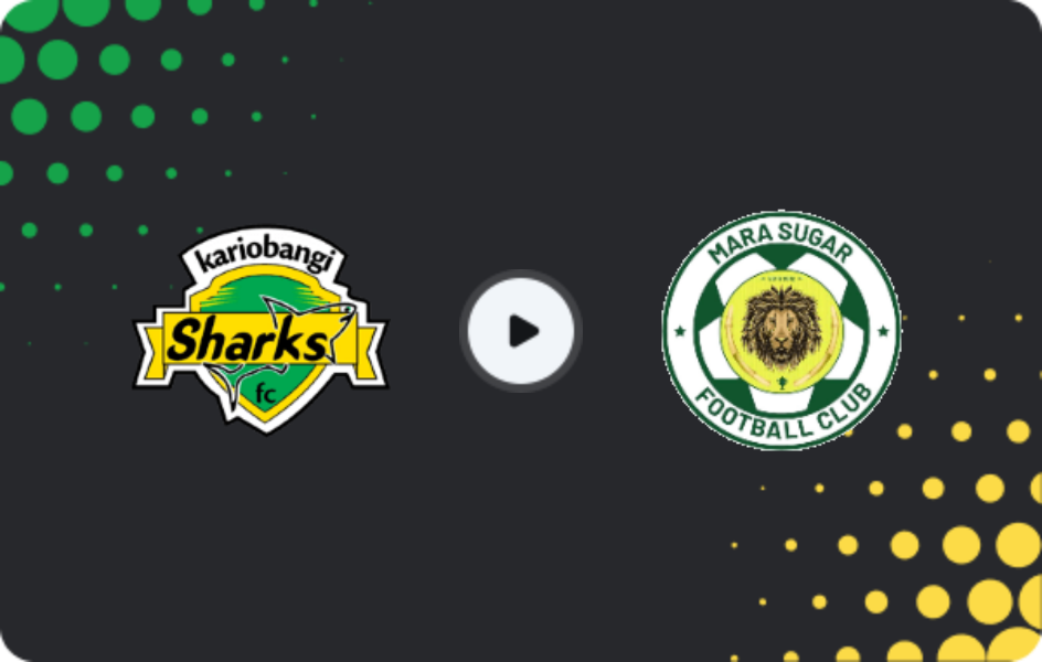 Where to watch Kariobangi Sharks — Mara Sugar, Premier League, 12.04.2026
