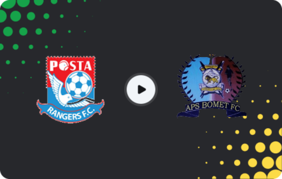 Where to watch Posta Rangers FC — APS Bomet, Premier League, 12.04.2026