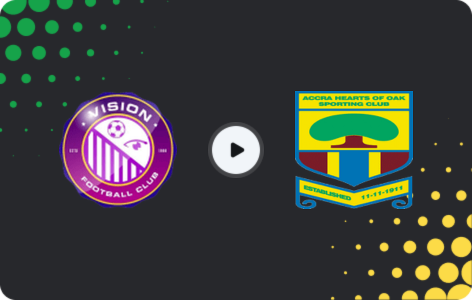 Where to watch Vision — Hearts of Oak, Premier League, 12.04.2026
