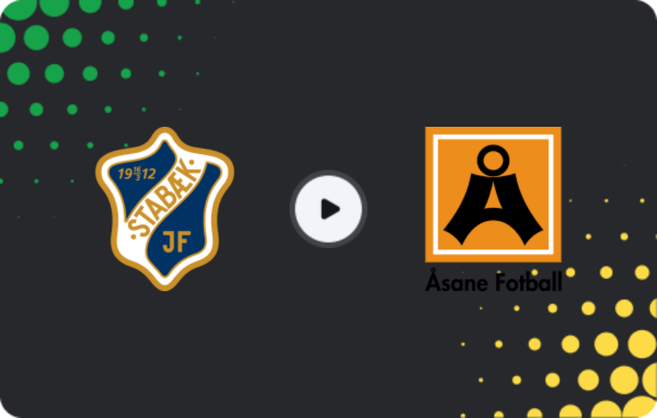 Where to watch Stabaek — Asane, 1. Division, 12.04.2026