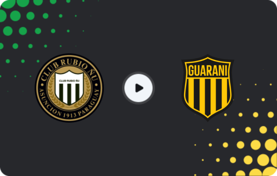 Where to watch Rubio NU — Guarani, Division Profesional - Apertura, 12.04.2026