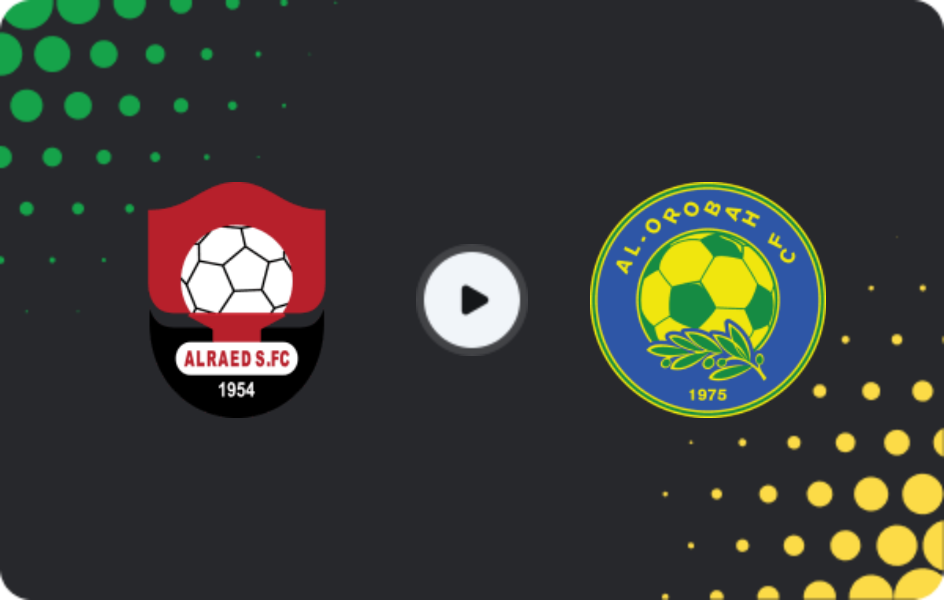 Where to watch Al-Raed — Al Orubah, Division 1, 14.04.2026