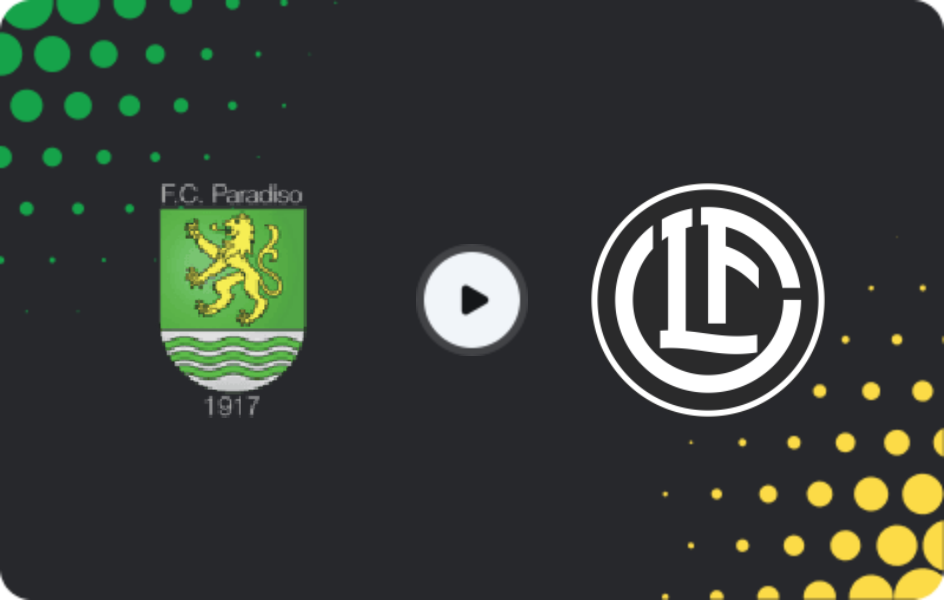Where to watch Paradiso — Lugano II, 1. Liga Promotion, 15.04.2026