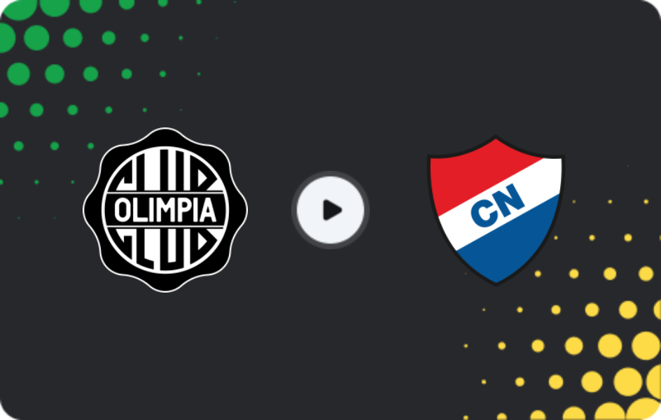 Where to watch Olimpia — Nacional Asuncion, Division Profesional - Apertura, 15.04.2026