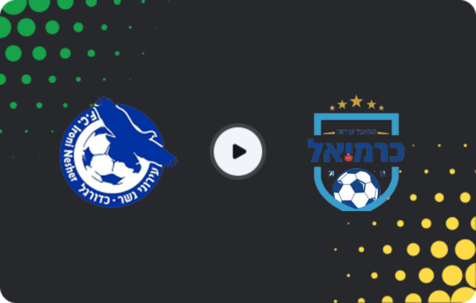 Where to watch Ironi Nesher — Hapoel Ironi Karmiel, Liga Alef, 17.04.2026