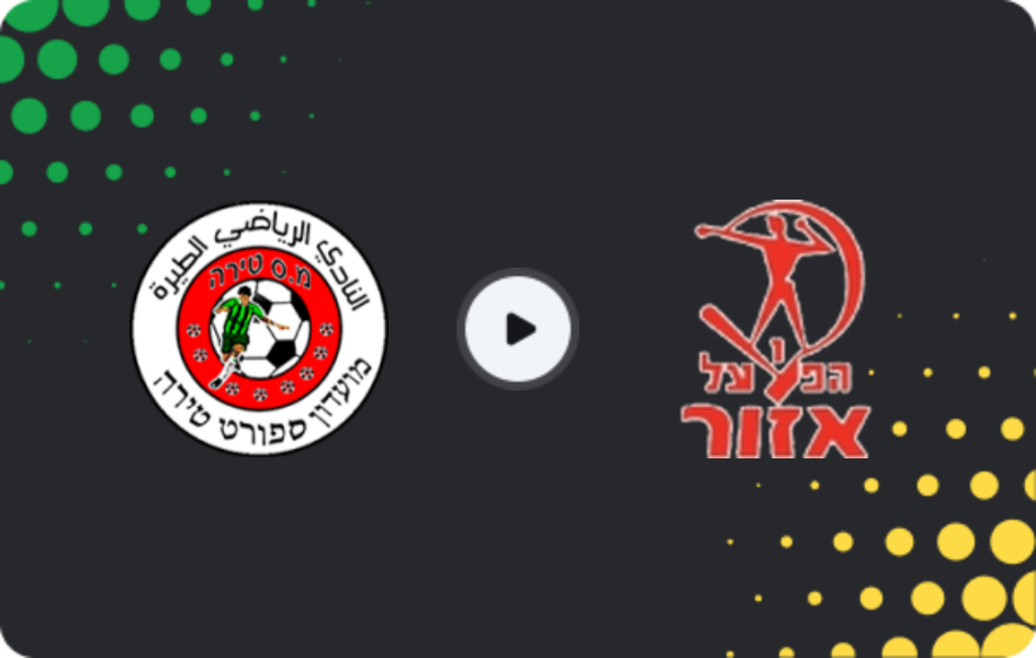 Where to watch Tzeirey Tira — Hapoel Azor, Liga Alef, 17.04.2026