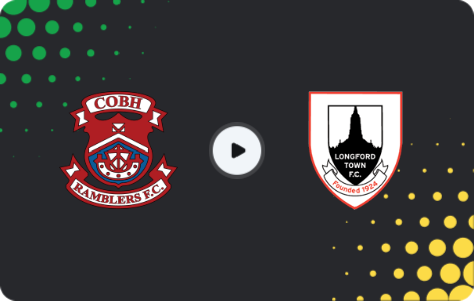 Where to watch Cobh Ramblers — Longford Town, First Division, 17.04.2026